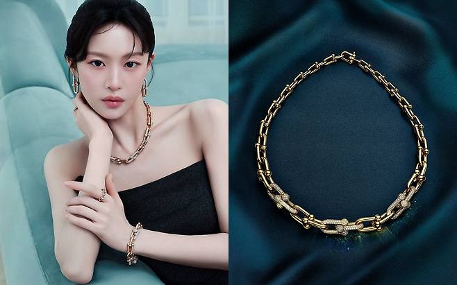 티파니앤코와 앰배서더 고윤정이 '티파니 하드웨어' 캠페인을 선보였다. 사진 티파니앤코