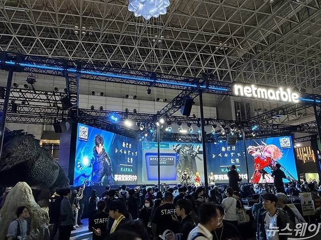 TGS 2026에 참가한 넷마블 부스. 사진=김세현 기자