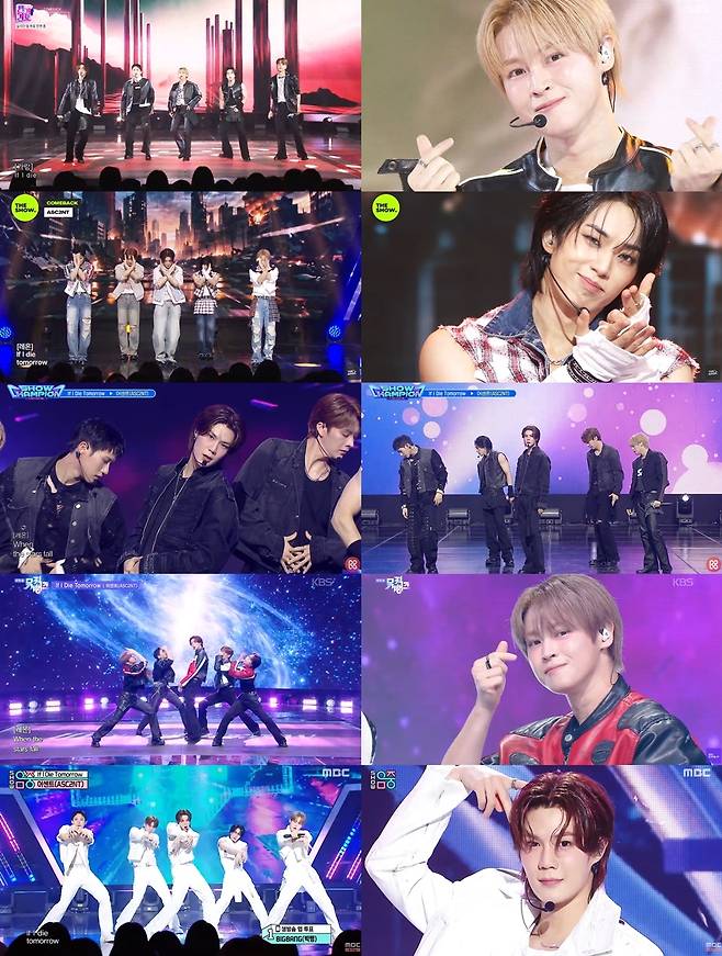 SBS M·SBS funE ‘더쇼’, MBC M ‘쇼! 챔피언’, KBS 2TV ‘뮤직뱅크’, MBC ‘쇼! 음악중심’, SBS ‘인기가요’ 캡처
