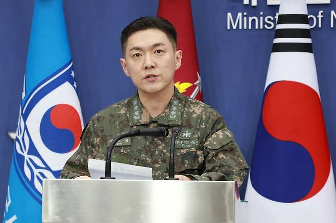 장도영 합동참모본부 공보실장. 사진=사진공동취재단