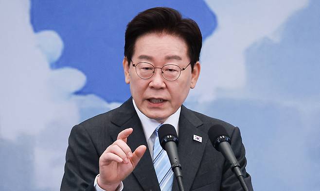 이재명 대통령. 청와대통신사진기자단
