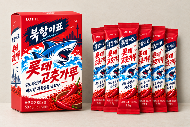생성형 인공지능(AI) ChatGPT가 그린 ‘북항이표 롯데 고춧가루’
