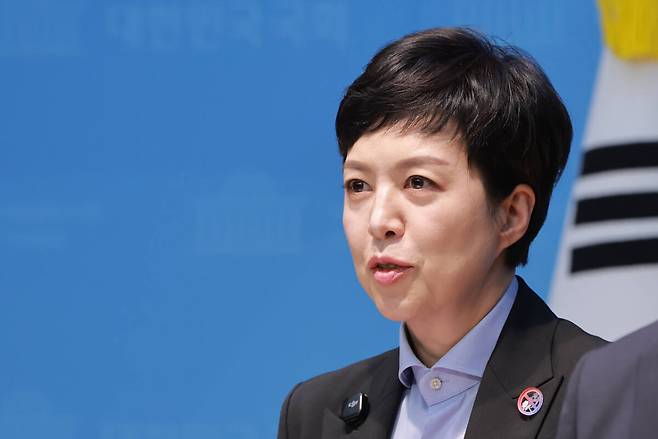 국민의힘 경기도당위원장인 김은혜 국회의원. 연합뉴스