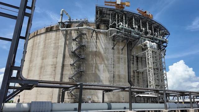 다윈LNG플랜트 LNG 저장탱크. SK이노베이션 E&S 제공