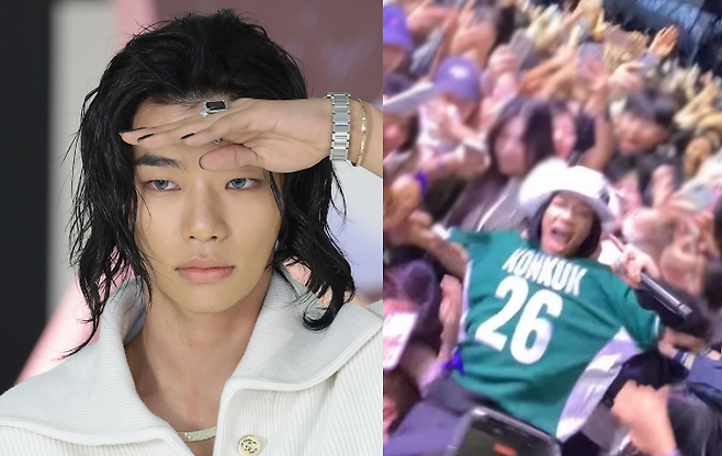 '올데이 프로젝트'의 멤버 타잔. 뉴스1·온라인 커뮤니티 캡처