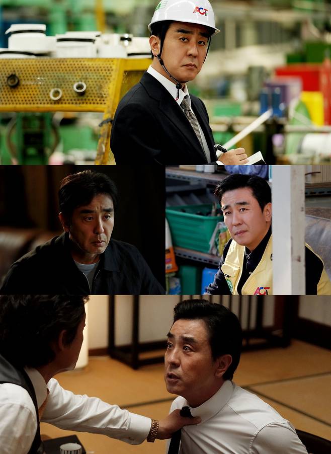 지난해 방영된 JTBC 드라마 <서울 자가에 대기업 다니는 김부장 이야기>의 주인공 김낙수로 열연한 배우 류승룡. JTBC 제공