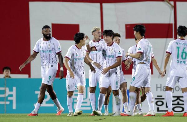 ■ 팀 오브 라운드 : 4경기 연속 무패, '대전하나시티즌'.(사진제공=한국프로축구연맹)