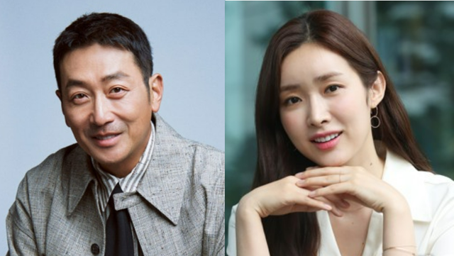 오는 12월13일 화촉을 밝히는 배우 하정우(왼쪽)과 차정원.
