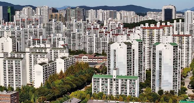 경기 성남 분당구 일대 아파트 단지 모습. / 사진=연합뉴스