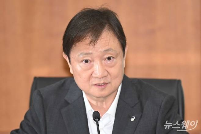 이찬진 금감원장이 13일 오전 서울 여의도 금융투자협회에서 열린 자산운용사 CEO 간담회에서 모두발언을 하고 있다. 사진=강민석 기자