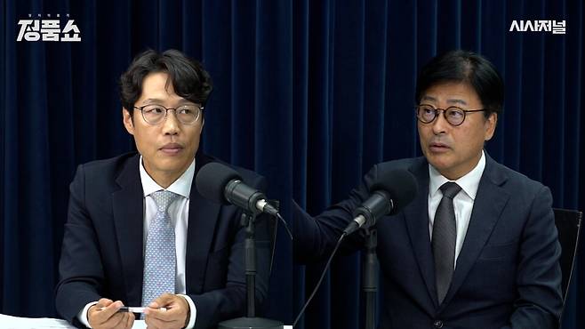 김준일 시사평론가(왼쪽)와 김종혁 전 국민의힘 최고위원 ⓒ시사저널TV
