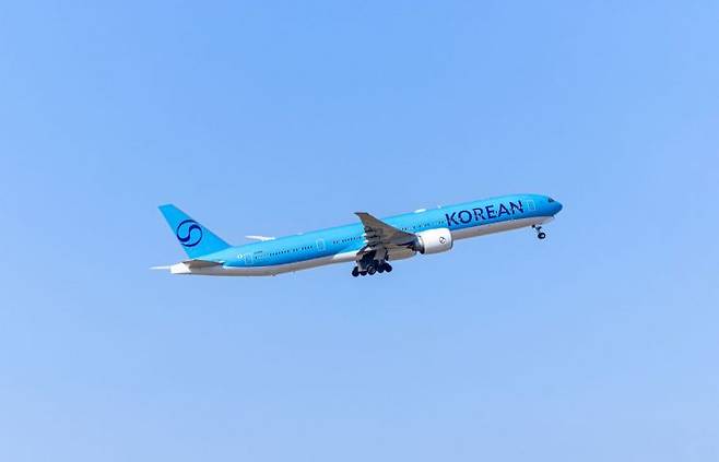 대한항공 B777-300ER. 대한항공
