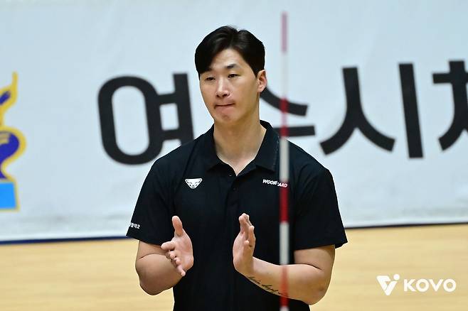 2026 컵대회 준결승에 진출한 박철우 우리카드 감독. 사진 한국배구연맹