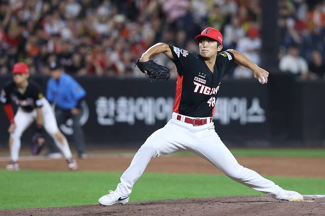 KIA 타이거즈의 좌완 투수 이의리. KIA 타이거즈 제공