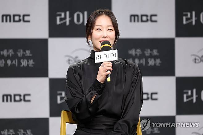 인사말하는 서현진 (서울=연합뉴스) 류효림 기자 = 배우 서현진이 28일 서울 마포구 상암동 MBC사옥에서 열린 MBC 새 금토드라마 '라이어' 제작발표회에서 인사말을 하고 있다. 2026.10.28 ryousanta@yna.co.kr