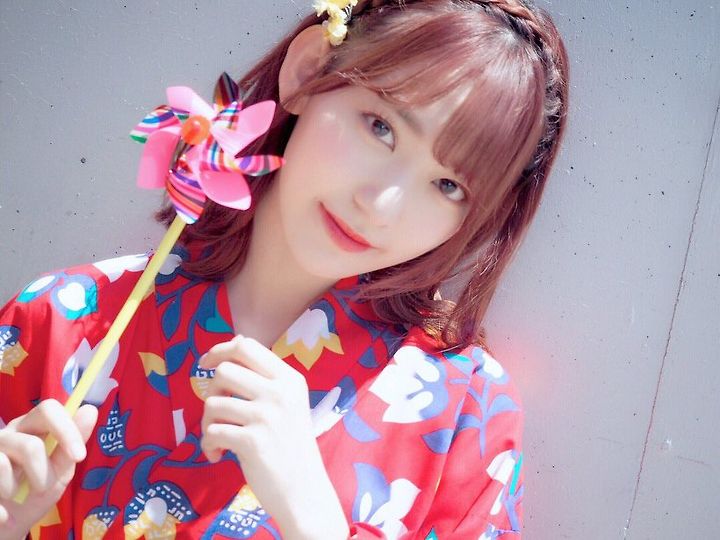 미야와키 사쿠라 Miyawaki Sakura みやわきさくら 宮脇咲良 Twitterにも浴衣の写真