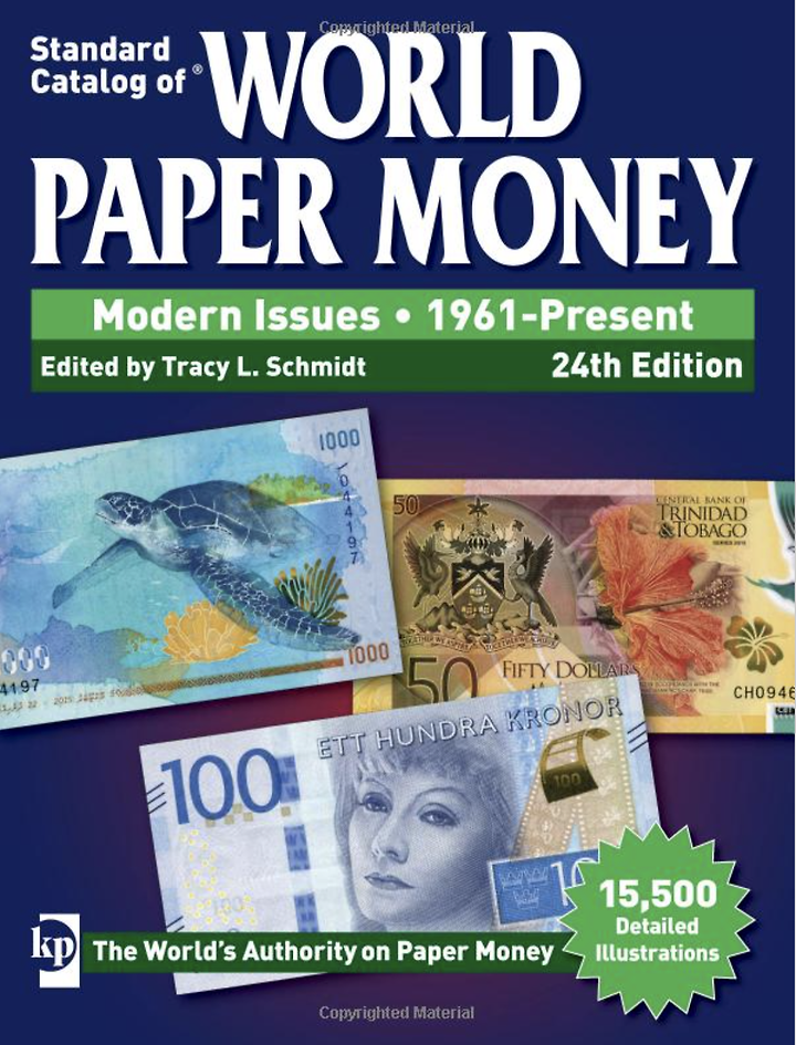 Standard Catalog Of World Paper Money Modern Issue 24th - 