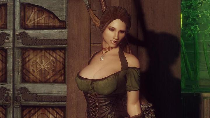 Skyrim 스카이림 Zzjay S Wardrobe Unpb And 7b Bbp Cleavage