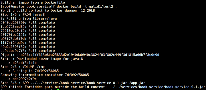 Docker Forbidden Path Outside The Build Context 에러