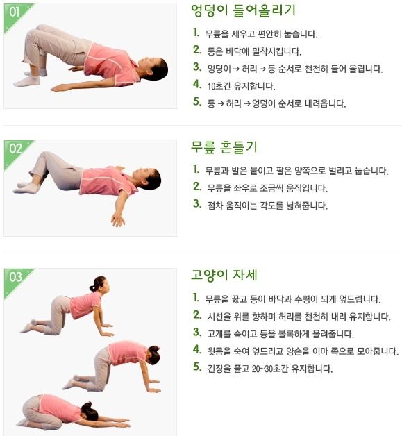 척추관협착증 예방, 완화를 위한 운동요법