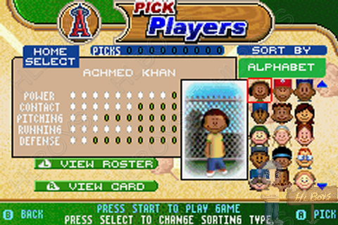 Gba 백야드 베이스볼 2006 Backyard Baseball 2006