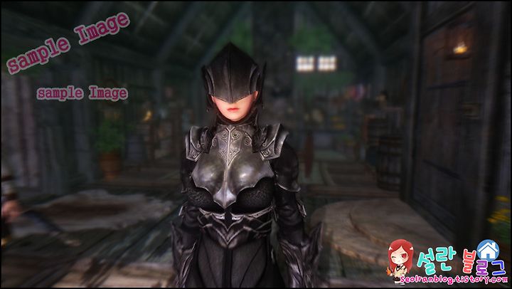 스카이림 중갑 모드 에보니 발키리 아머 Ebony Valkyrie Armor