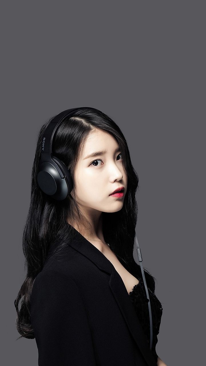 아이유 초고화질 소니 헤드폰화보 핸드폰 배경화면추천