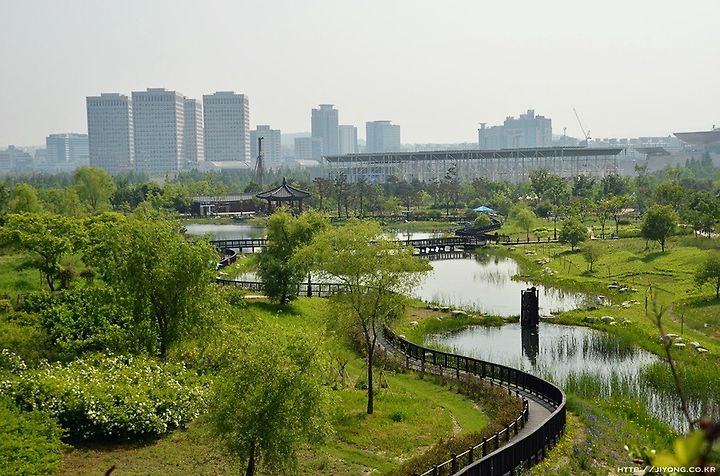 한밭 수목원 자전거