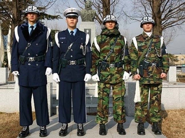 사진으로 보는 대한민국 헌병 복장
