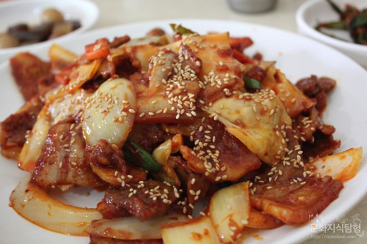 안동맛집 전원기사식당 불백 대신 두루치기