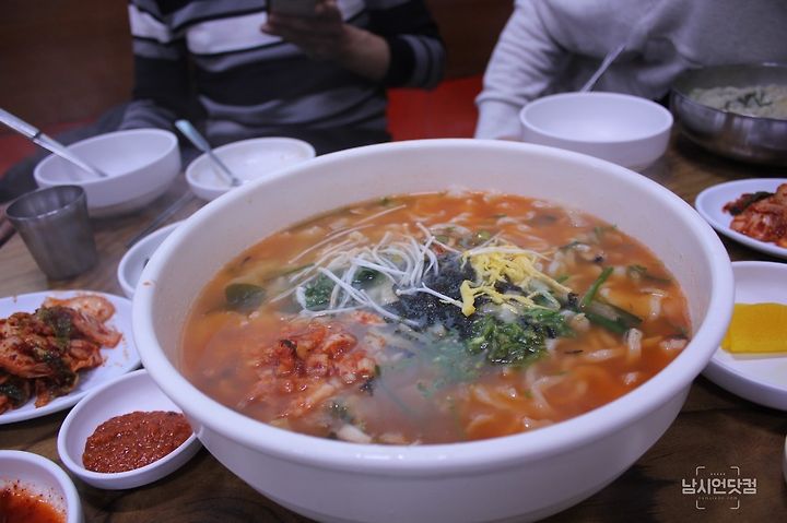 안동맛집 옥동 부림해물손수제비 얼큰해물칼제비