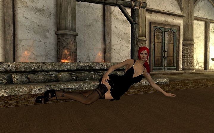 SKYRIM Sexy Evening Dress 5 . Color