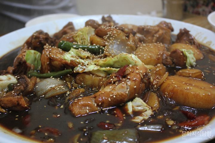 안동맛집 시내 용상갈매기 찜닭과 고추부추전