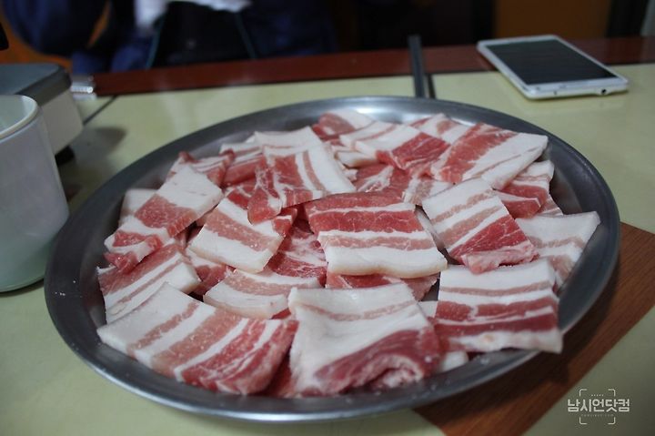 안동맛집 안기동 안기기사식육식당 삼겹살