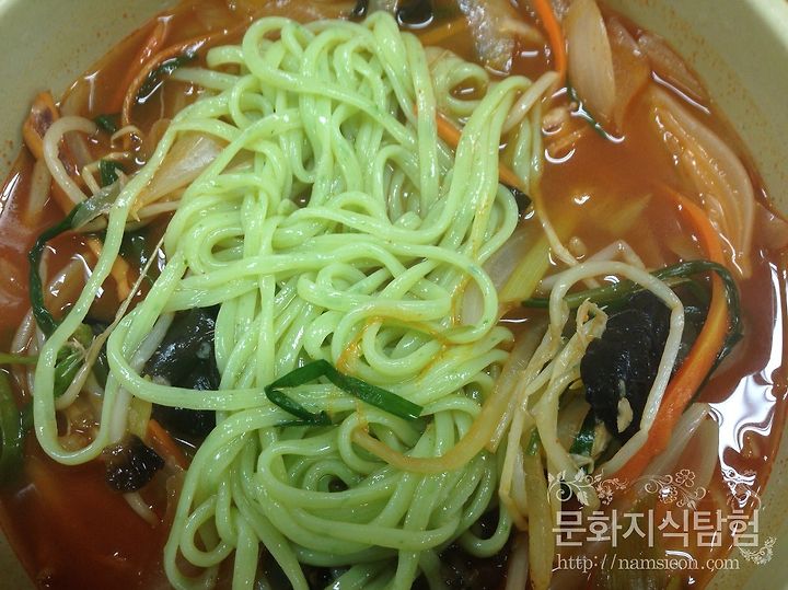 안동 시내 만수반점 짬뽕