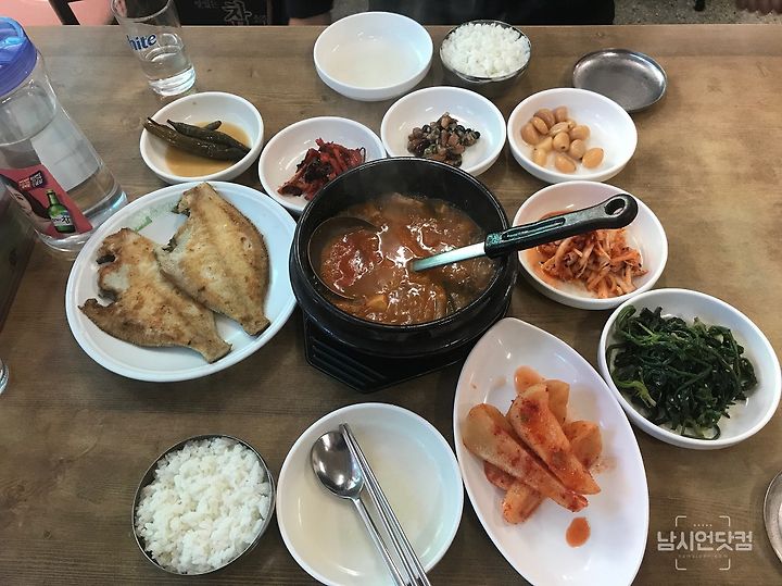안동맛집 서부시장 은행식당 정식
