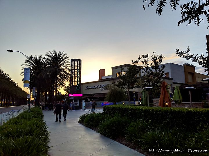 캘리포니아 Anaheim 에너하임 디즈니 랜드 근처 쇼핑몰 Garden Walk