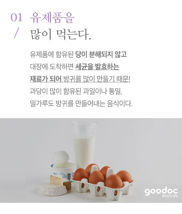 유독 나만 방귀를 자주 뀌는 이유