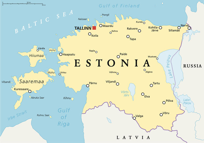 에스토니아 지도