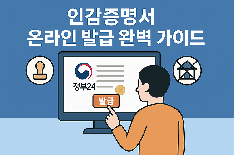 인감증명서 온라인 발급, 2024년부터 달라진 점과 발급 방법 완벽 가이드 주제 시각자료
