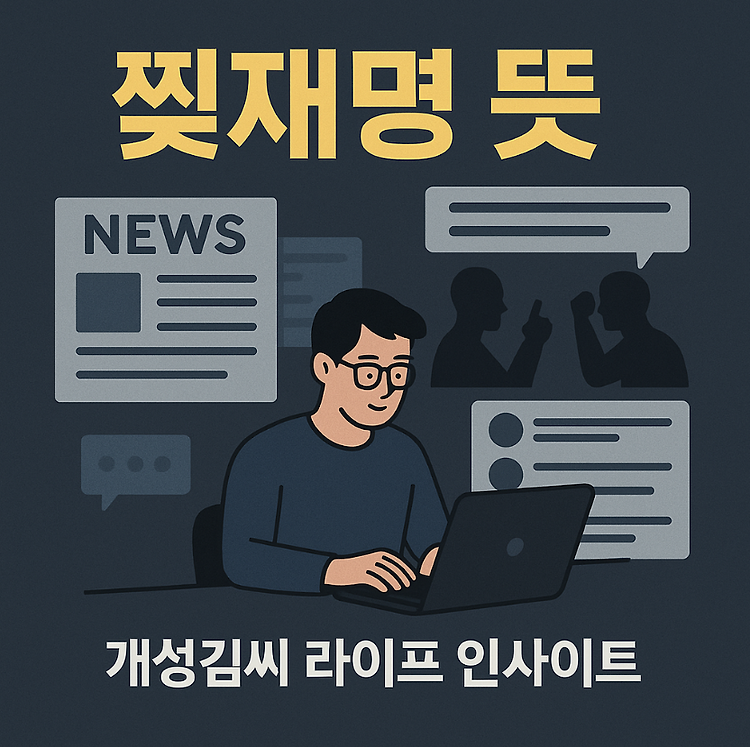 찢재명뜻, 유래와 밈의 의미는? 이재명 별명에 담긴 정치적 상징 주제 시각자료