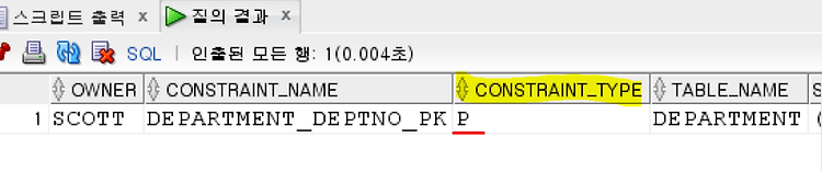 07-05(월) DDL 제약조건