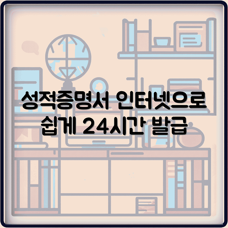 대학교 성적증명서 인터넷 발급 썸네일
