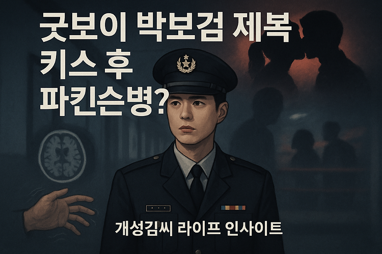 굿보이 박보검 제복 키스 후 파킨슨병? 충격 전개 요약 주제 시각자료