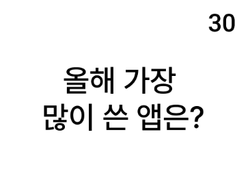 💬 애프터 오블완#0: 올해 가장 많이 쓴 앱은?