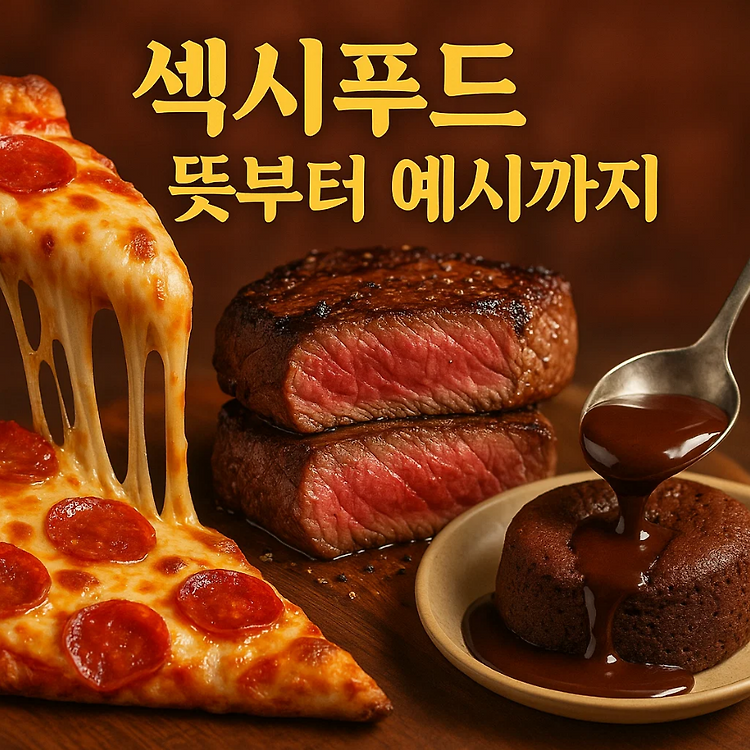 섹시푸드 뜻부터 예시까지, MZ세대 푸드 트렌드 총정리 주제 시각자료