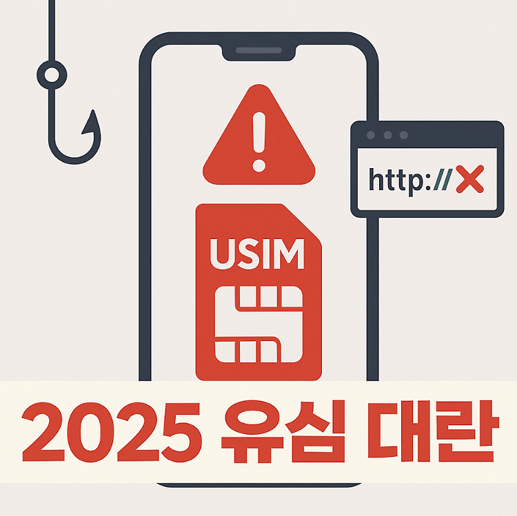 SKT 유심 대란 피싱 문자 주의보｜공식 정보와 안전 수칙 완전 정리 주제 시각자료
