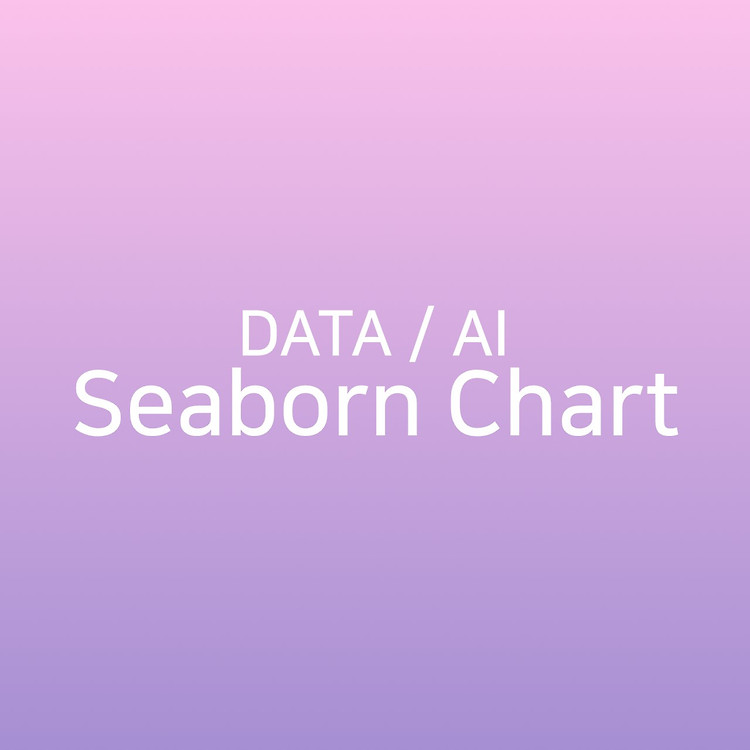 데이터의 분석 : seaborn plot의 활용