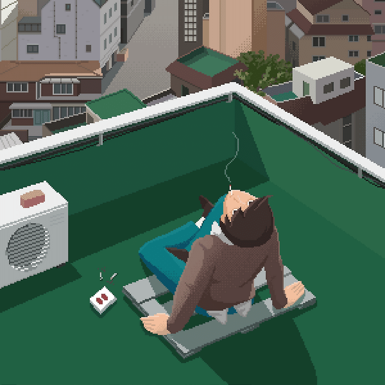 Rooftop life — Mutuldu's Art