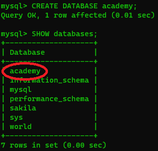 [MySQL] DATABASE와 TABLE 만들기